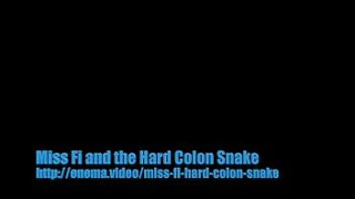 Miss Fi’s Enema Extravaganza with the Colossal Colon Snake